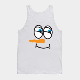 snowman face Tank Top